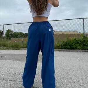 Y2K STARTER x NHL Baggy Blue Track Pants
